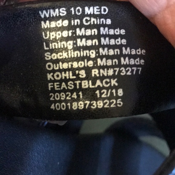 Simply Vera Vera Wang Black Slides Size 10 - Picture 5 of 7